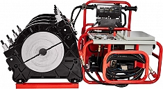 Гидравлический стыковой сварочный аппарат для полиэтиленовых труб Gas Fusion Red-355