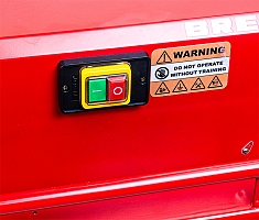 Кнопки "Вкл/Выкл" желобонакаточного станка Brexit BrexGroover E1200-R2