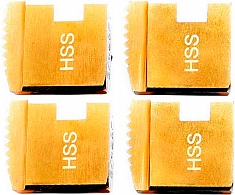 Ножи клуппа электрического резьбонарезного Hongli SQ30-2B 1/2"-2" BSPT R HSS TiN