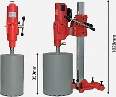 Размеры установки алмазного бурения Saturn OB-355