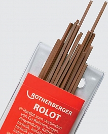 Серебряный припой Rothenberger Rolot S 5 CP 104 в упаковке