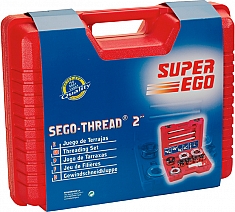 Упаковка клуппа ручного Super-Ego 600 Set Professional 1/2"-3/4"-1"-1 1/4"-1 1/2"-2" BSPT R