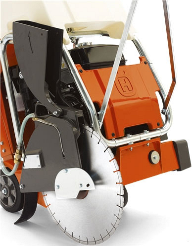 Настройка режущего диска дизельного швонарезчика Husqvarna FS 410 D