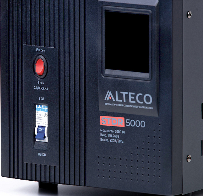 Панель управления автоматического стабилизатора напряжения Alteco STDR 5000
