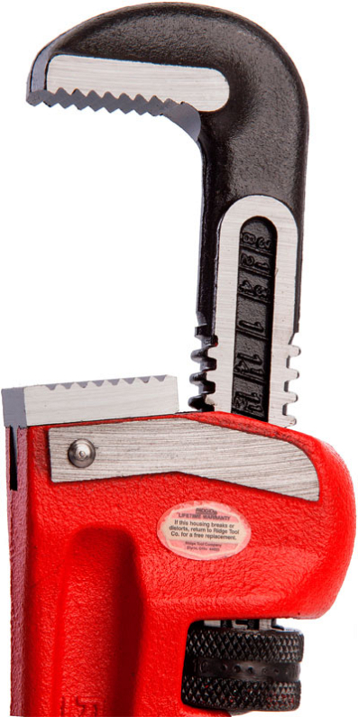 Раскрытие прямого трубного ключа Ridgid Heavy Duty 10"